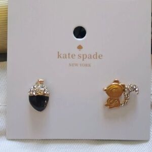 Kate spade Earrings Nuts And Squirrel Set